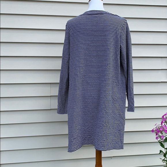 🌻(SOLD!) J Jill Long Striped Cardigan🌻 - Picture 2 of 3